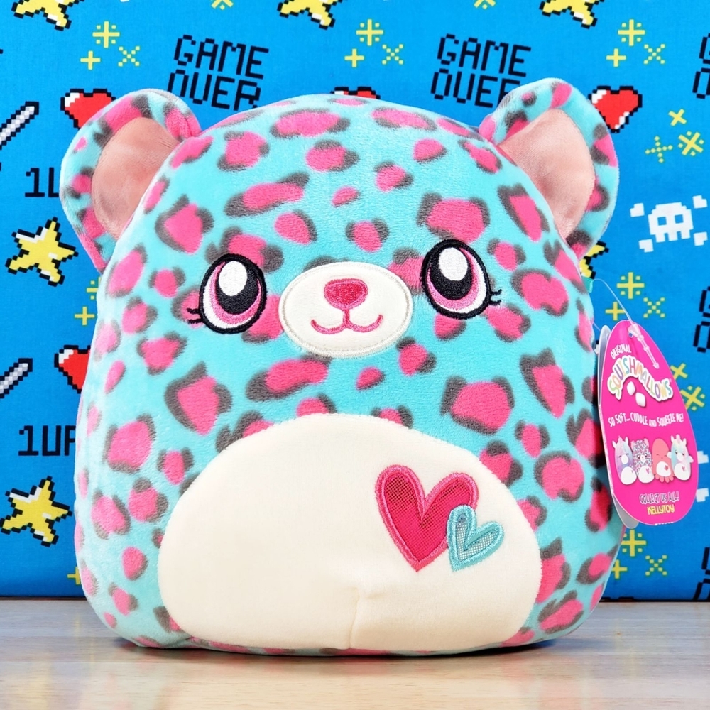 Squishmallow Chelsea the Cheetah 8" UltraSoft Valentine's Day Toy Plush